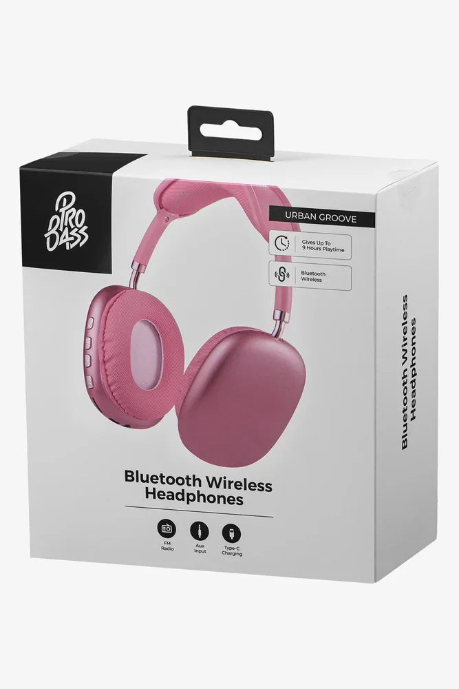 Pro Bass Urban Groove Headphones Pink (3)