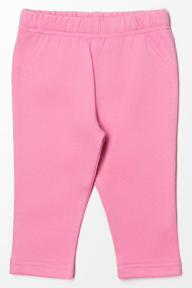 Fleece Leggings Pink