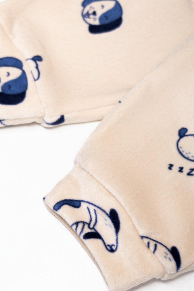 Fleece Pyjamas Puppy Island Natural (2)