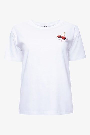 Cherry Short Sleeve T-Shirt White