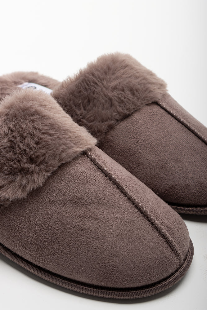 Seam Slipper Brown (2)