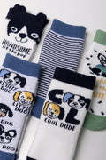 5 Pack Socks Blue (1)
