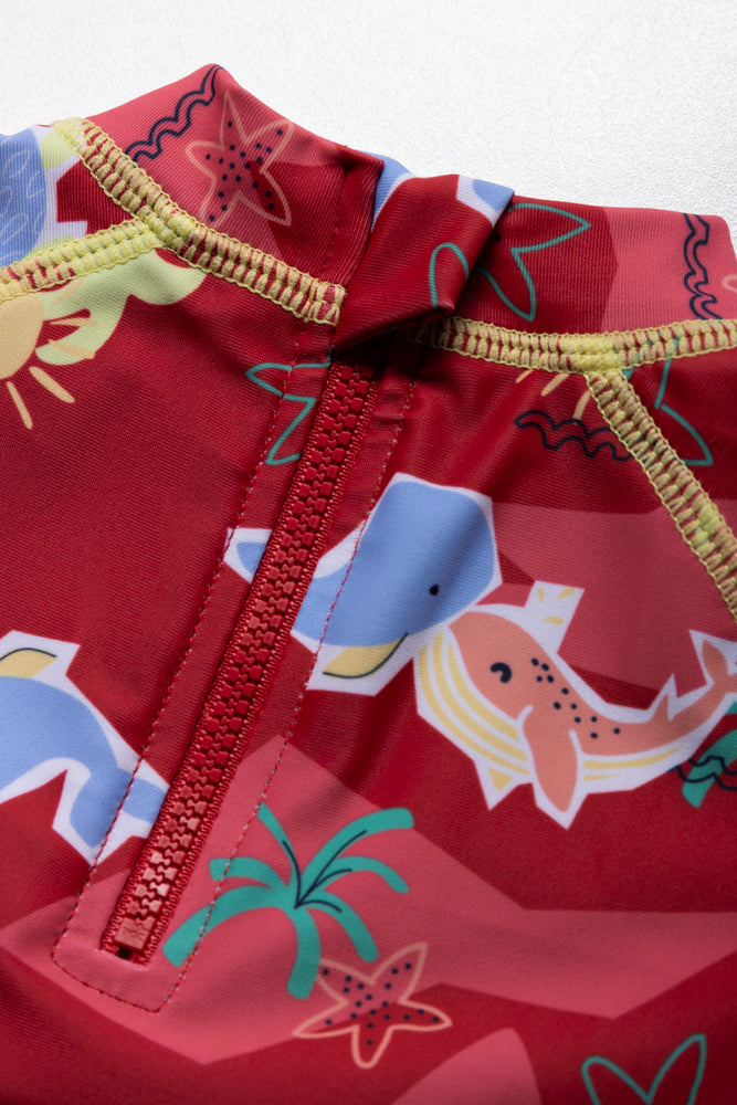 3 Piece Swim Set Red (2)