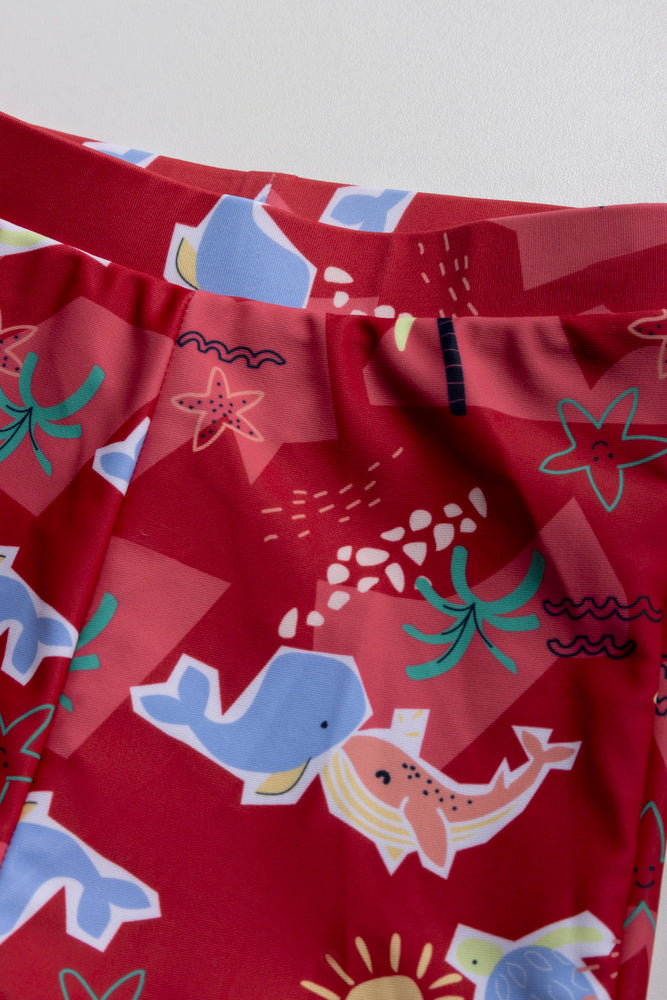3 Piece Swim Set Red (3)