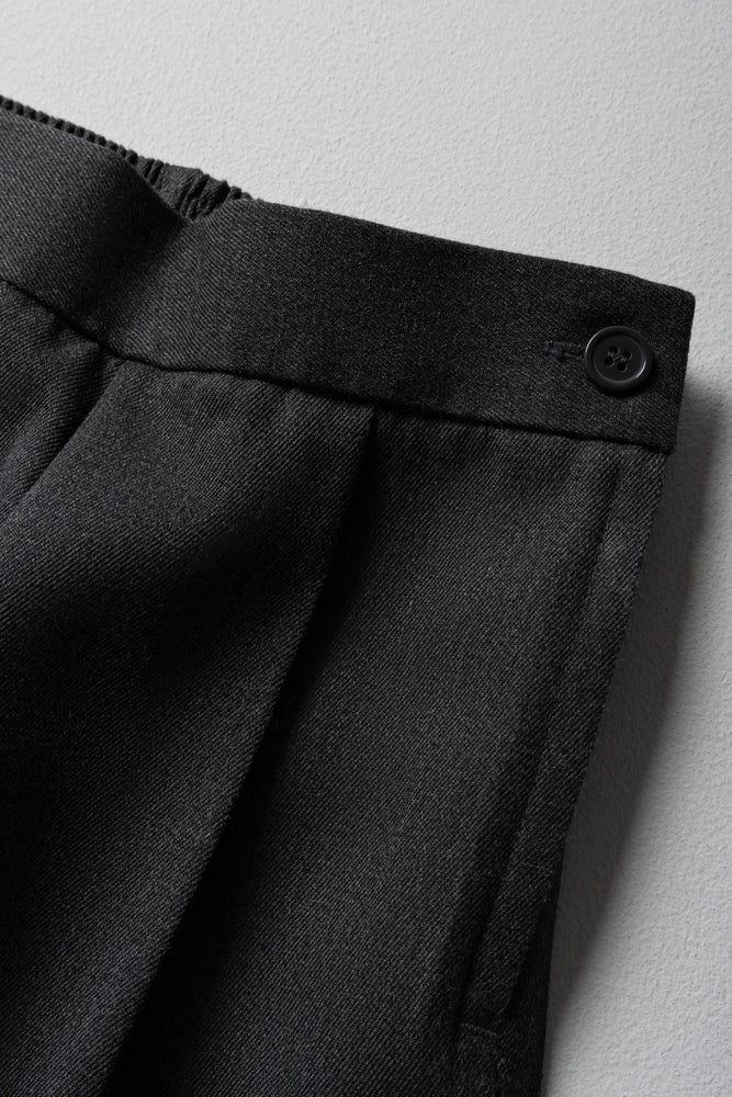 Primary School Girls Pants Regular Fit Grey