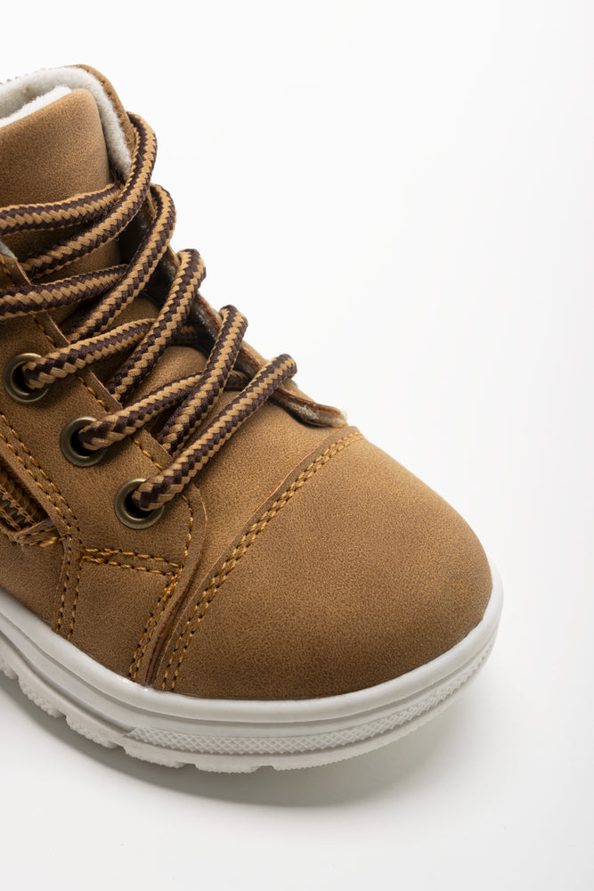 High Top Sneakers Brown (2)