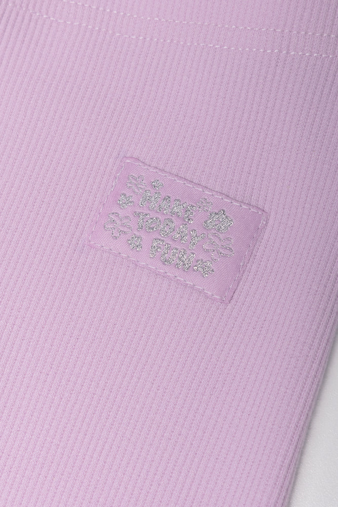 Rib Leggings Lilac (1)