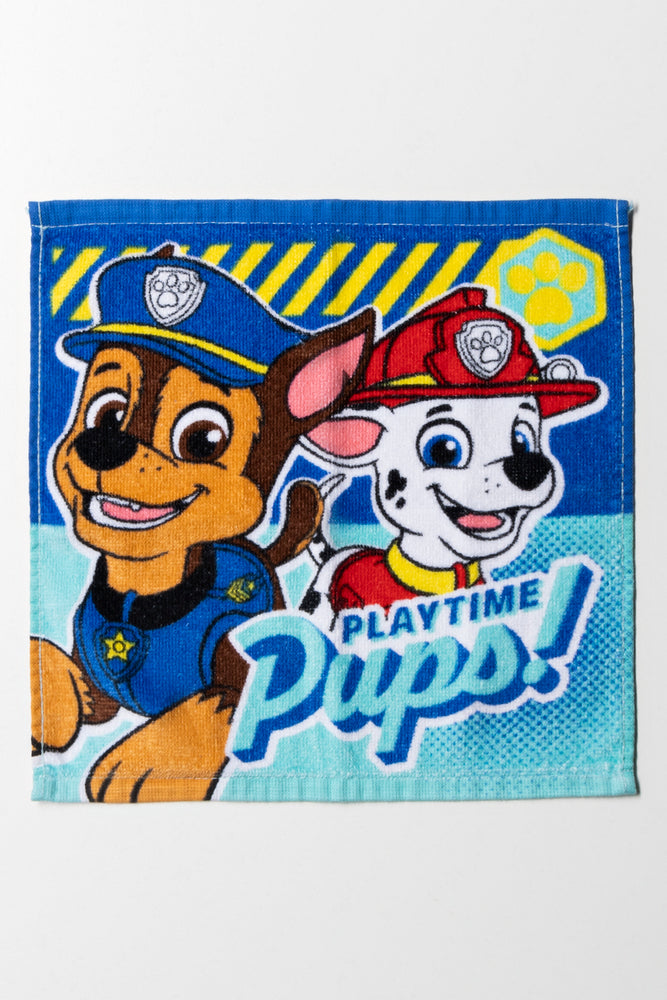 Paw Patrol Face Cloth Blue