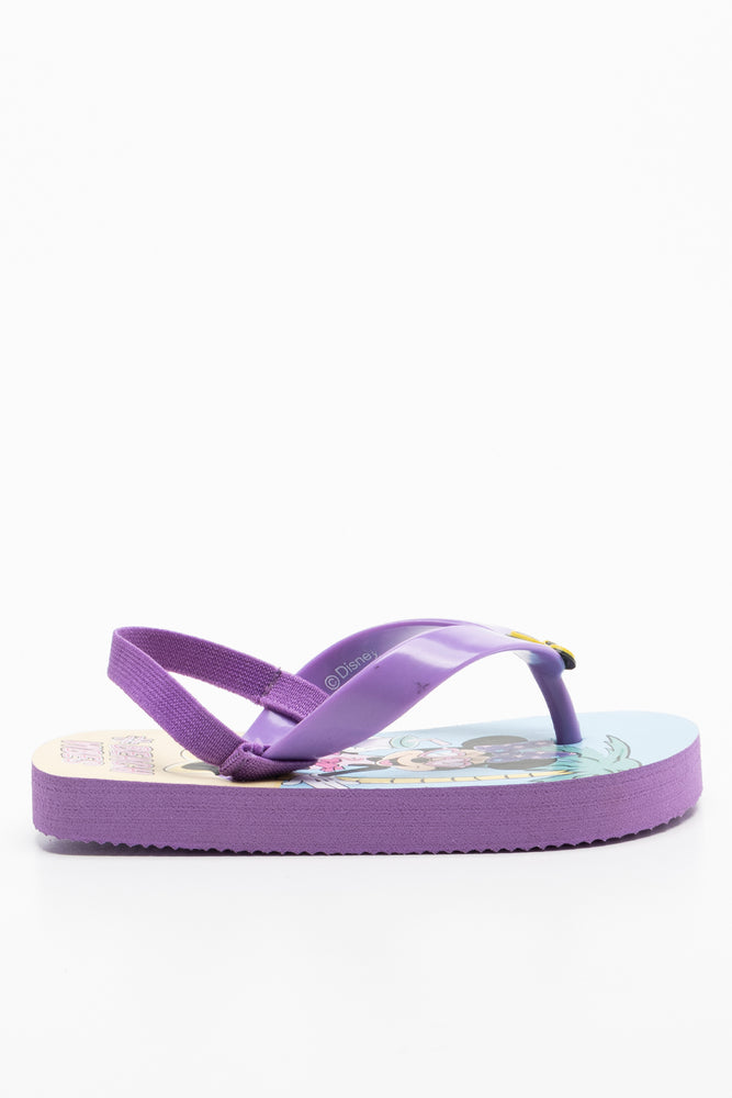 Minnie Mouse Flip Flop Purple