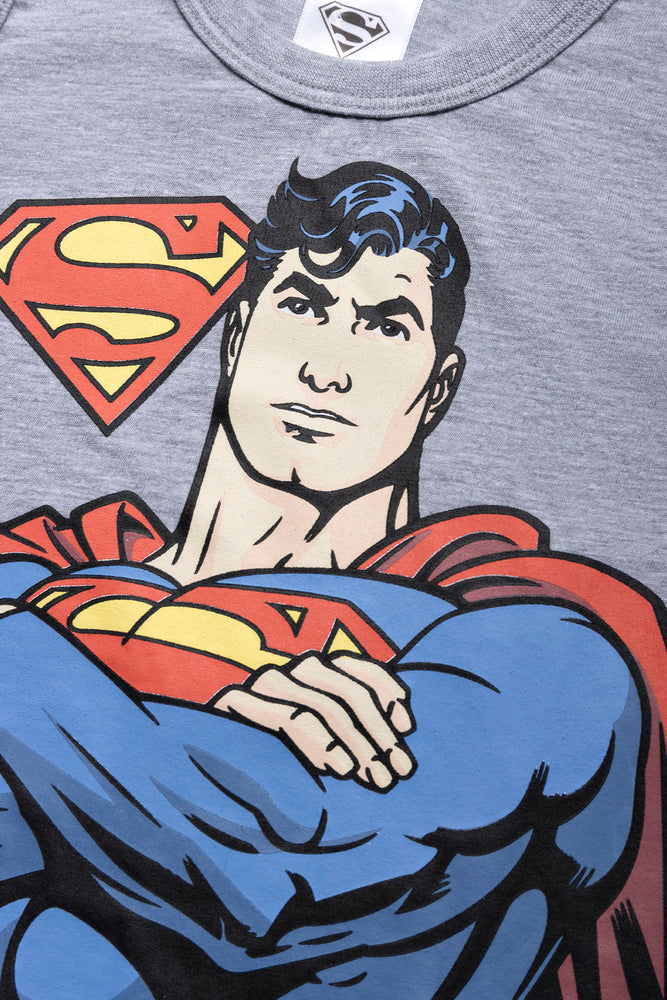 Superman Sleeveless Pyjamas Grey (1)