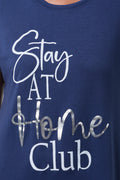 2 Pack Stay At Home Club Sleepshirts Navy (3)