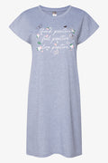2 Pack Floral Sleepshirts Green And Grey (2)