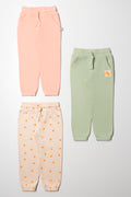 3 Pack Track Pants Green