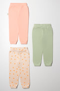 3 Pack Track Pants Green (2)