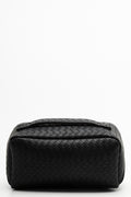 Plaited Toiletry Bag Black (2)
