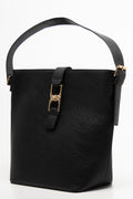Belted Tote Bag Black (1)