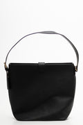 Belted Tote Bag Black (2)