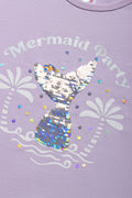 Mermaid Sequin Top Lilac (1)