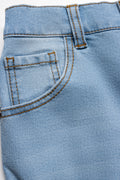 Ripped Denim Short Blue (1)