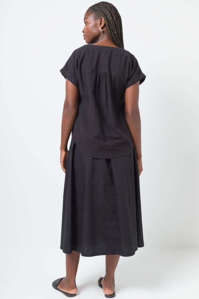 Grown On Sleeve Shirt Black (2)