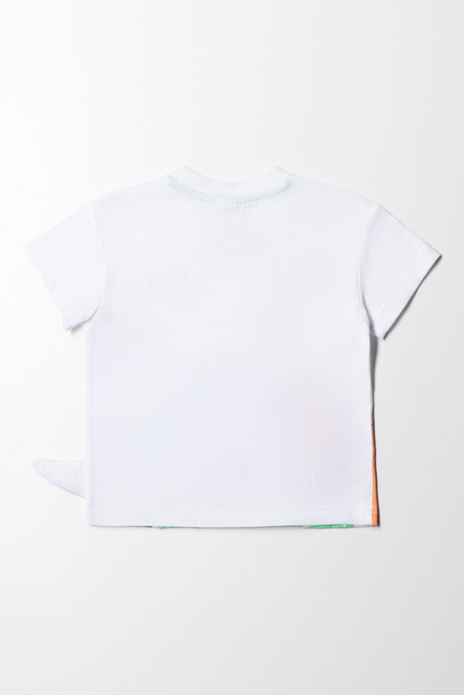 Dinosaur T-Shirt White (2)