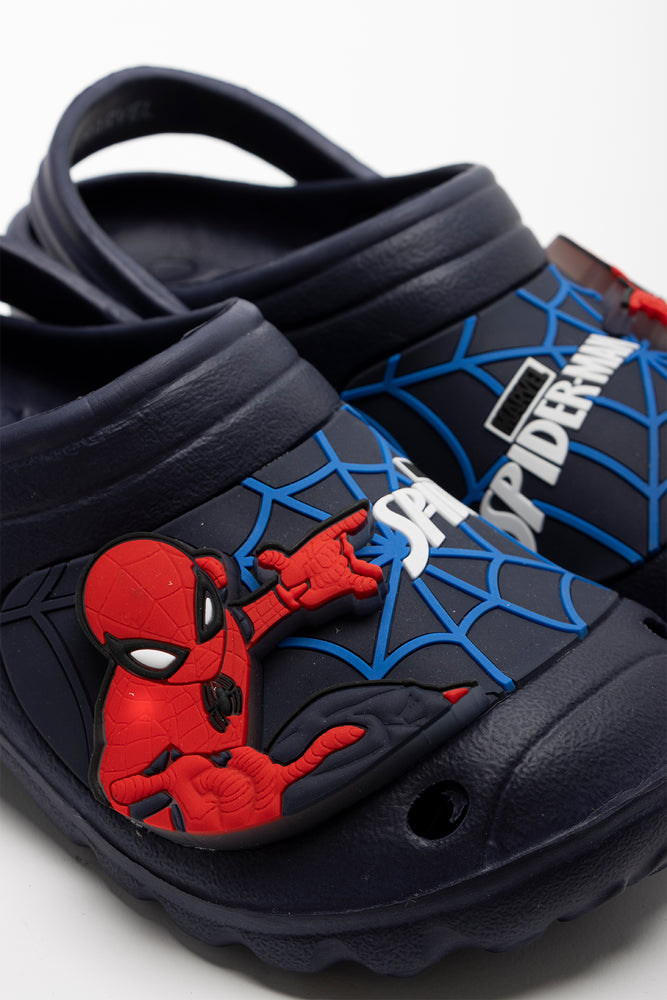 Spider-Man Light Up Clog Navy (2)