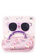 Sunglasses And Case Set Lilac (2)