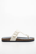 Thong Cork Sandal White (1)