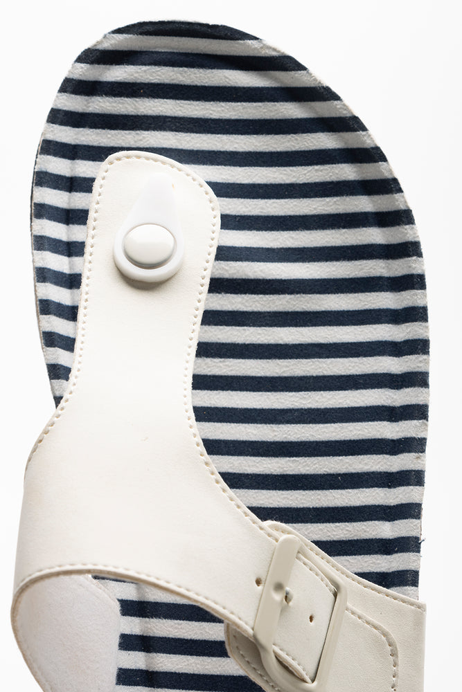 Thong Cork Sandal White (5)