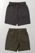 2 Pack Shorts Grey & Fatigue (2)