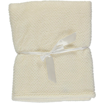WAFFLE BLANKET SNOW WHITE
