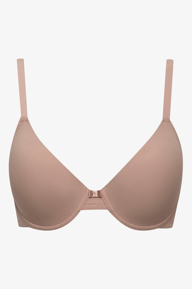 2 Pack Smooth T-Shirt Bras Black And Natural (1)