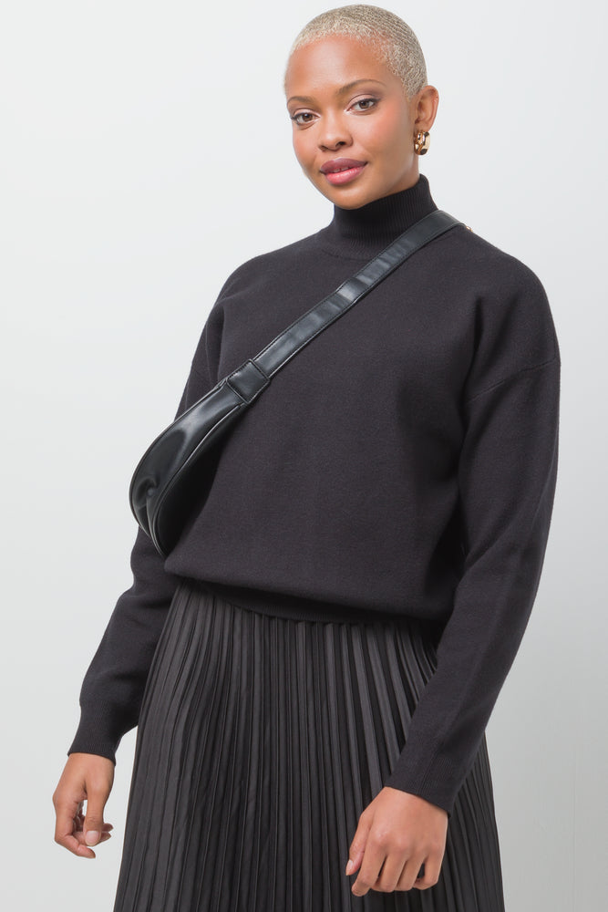 Turtleneck Jersey Black