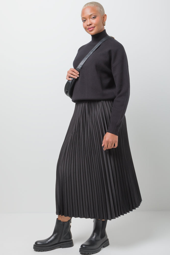 Turtleneck Jersey Black