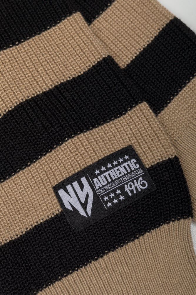 Stripe Quarter Zip Jersey Natural (2)
