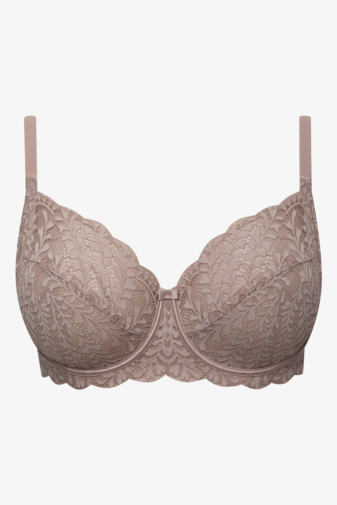Plus Size 2 Pack Non Padded Underwire Bras Black And Natural (1)