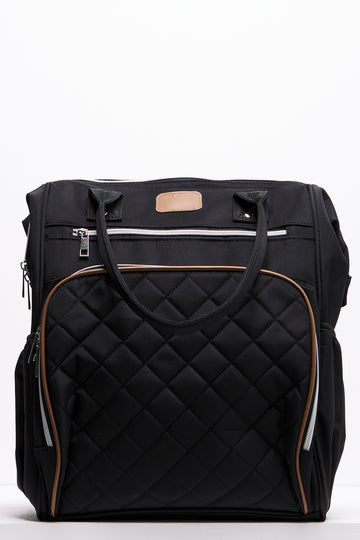 Upper Handle Backpack Nappy Bag Black