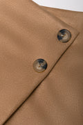 Suede Skort Light Brown (2)