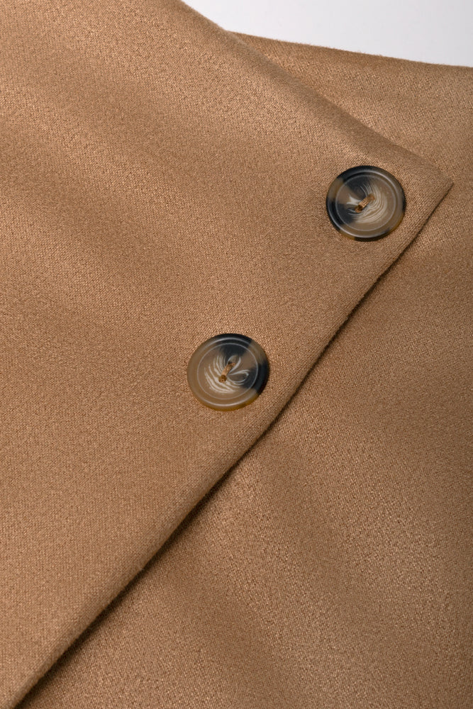 Suede Skort Light Brown (2)