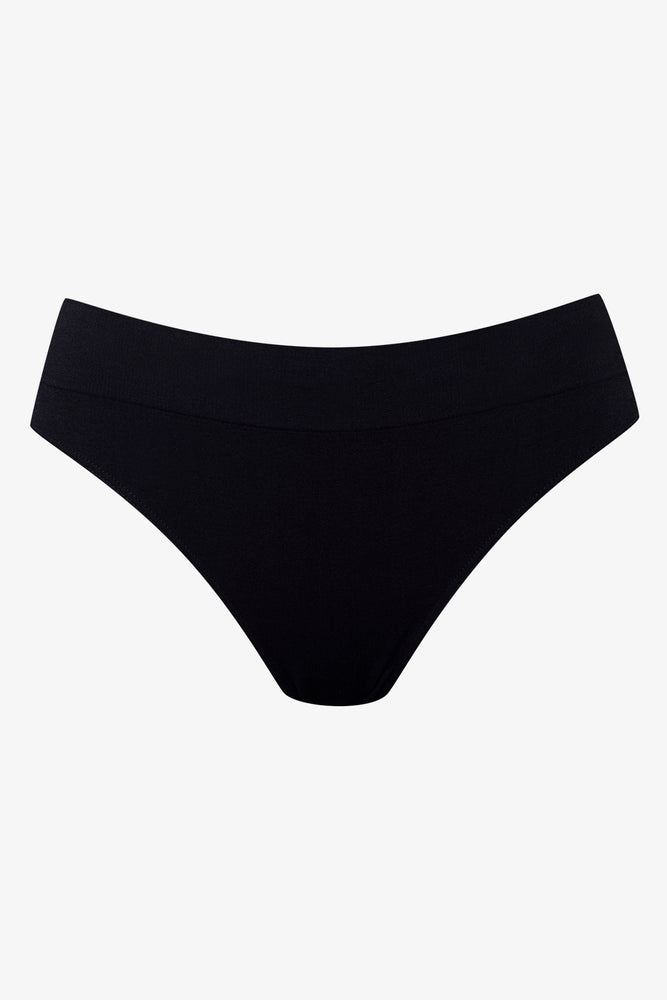 3 Pack Seamfree Lace Brazillian Panties Black And Natural (1)