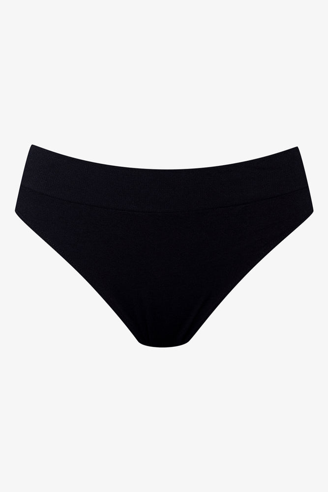 3 Pack Seamfree Lace Brazillian Panties Black And Natural (3)