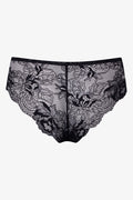 3 Pack Seamfree Lace Brazillian Panties Black And Natural (4)