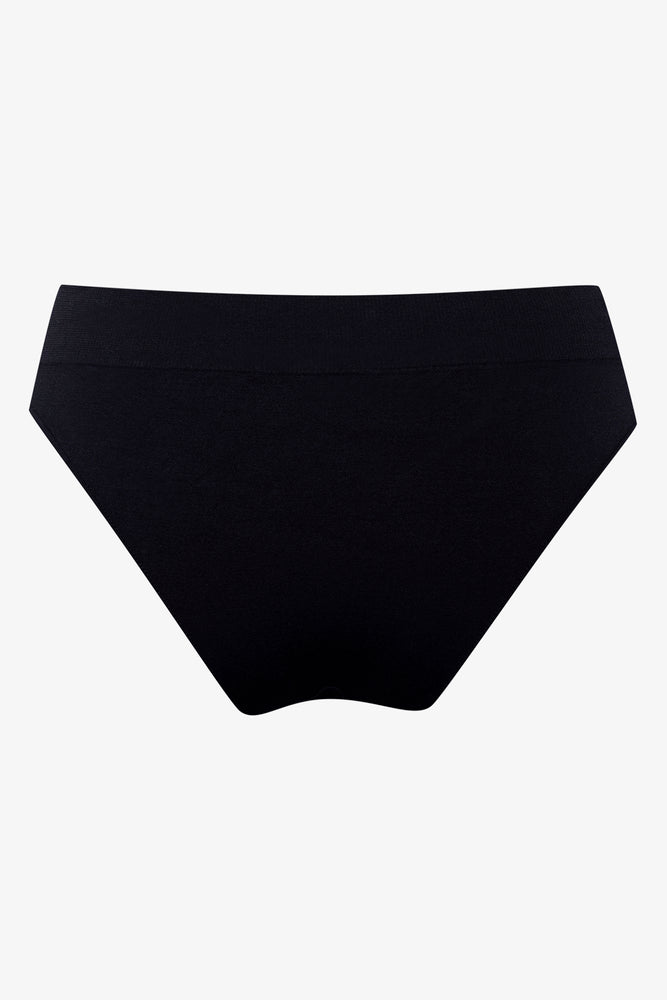 3 Pack Seamfree Lace Brazillian Panties Black And Natural (6)