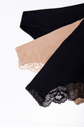 3 Pack Seamfree Lace Brazillian Panties Black And Natural (7)
