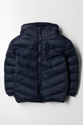 Hooded Puffer Jacket Navy