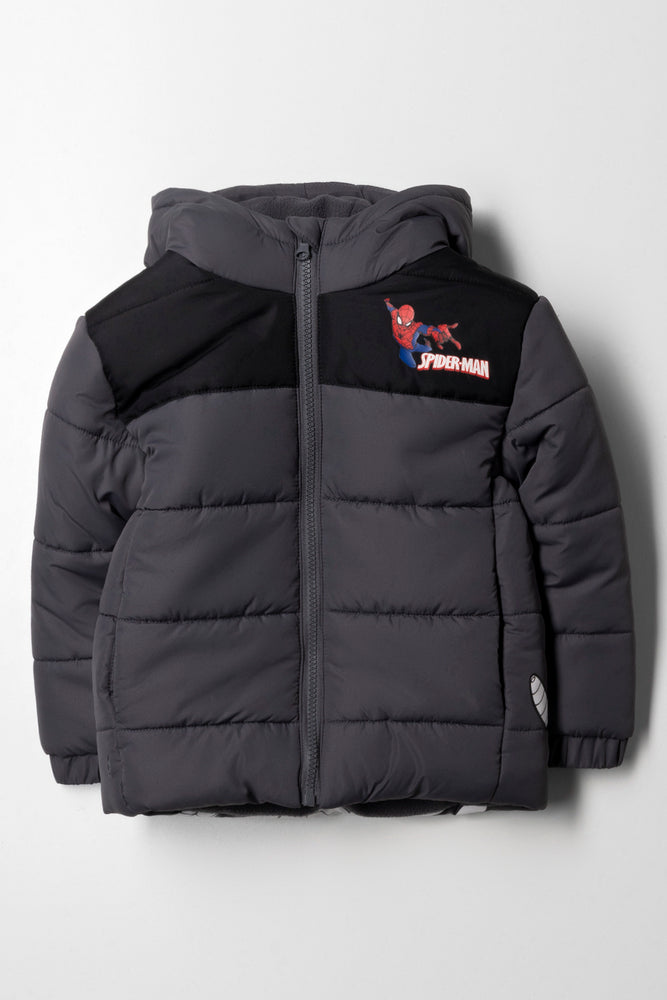 Spider-Man PufferJacket Dark Grey