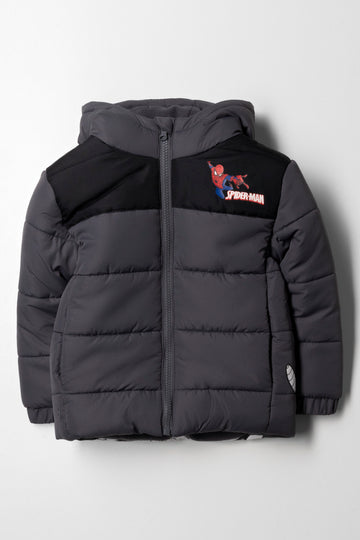 Spider-Man PufferJacket Dark Grey