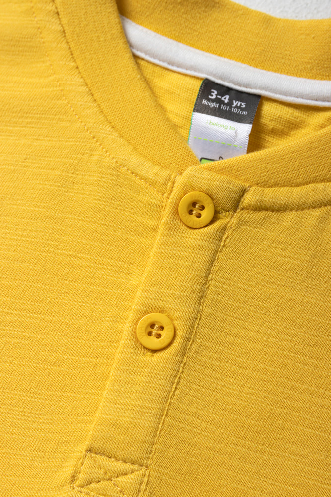 Short Sleeve T-Shirt Yellow (1)