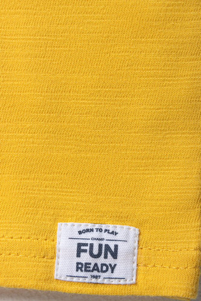 Short Sleeve T-Shirt Yellow (2)