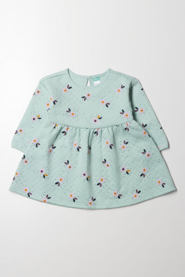 Flower Dress Green